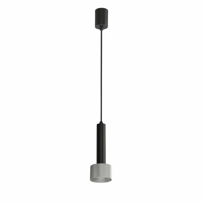 Светильник подвесной iLEDEX Delta 2362-1 BK+SL от ImperiumLoft