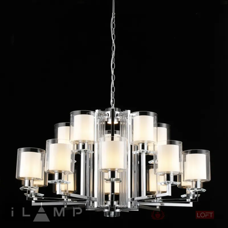 Светильник подвесной iLamp King RM6201-10+5 CR+CL от ImperiumLoft