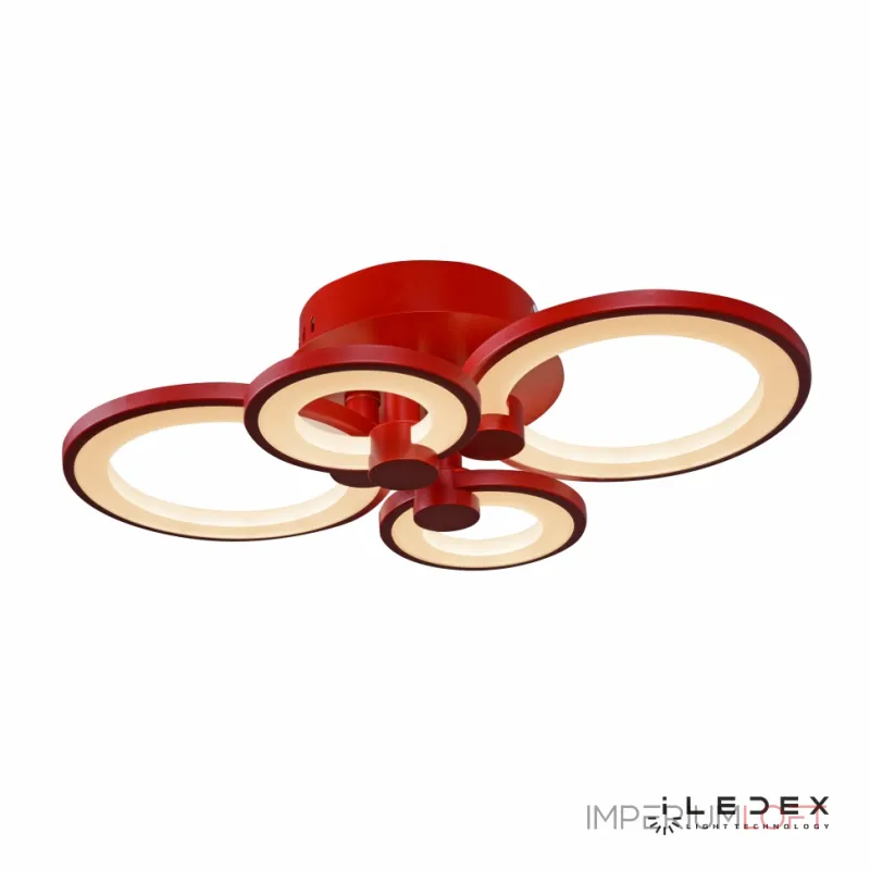 Потолочная люстра iLedex Ring A001/4 Красный