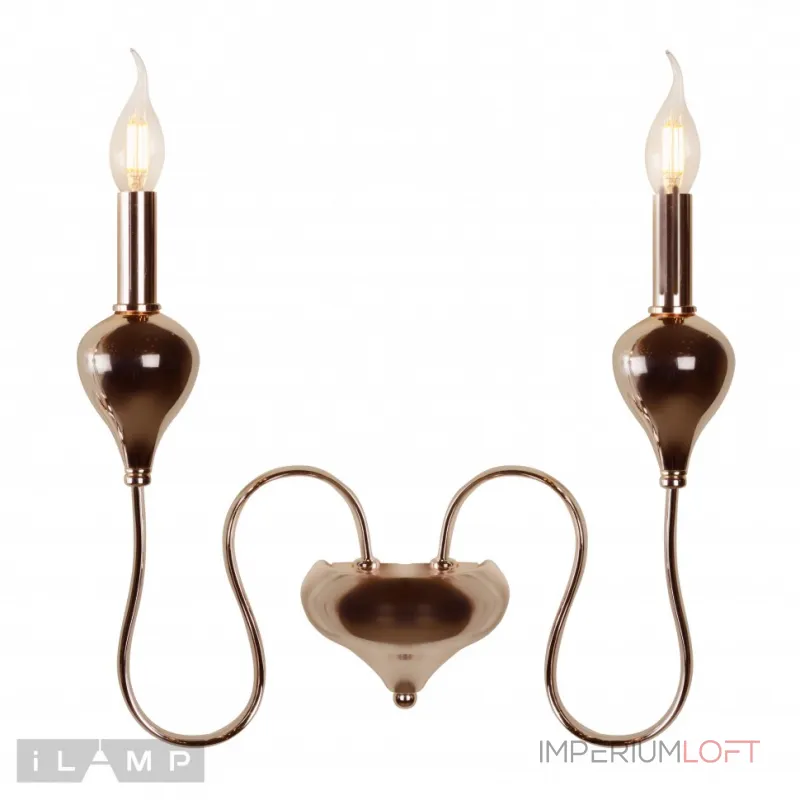 Настенный светильник iLamp Lady 88003-2 Золотой от ImperiumLoft Настенный светильник iLamp Lady 88003-2 Золотой от ImperiumLoft