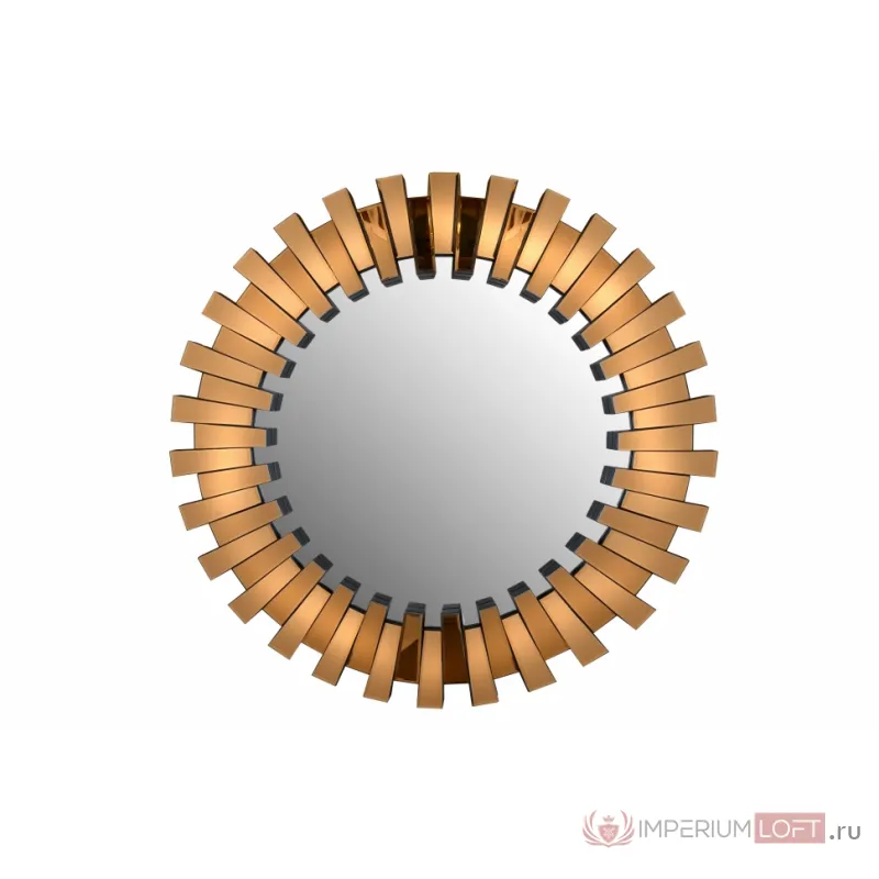 Зеркало ArtHomeDecor Vibe YJ1021-1 стекло 880*880 янтарный от ImperiumLoft