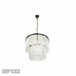 Подвесная люстра iLamp Ice 10529-5+1P Хром от ImperiumLoft