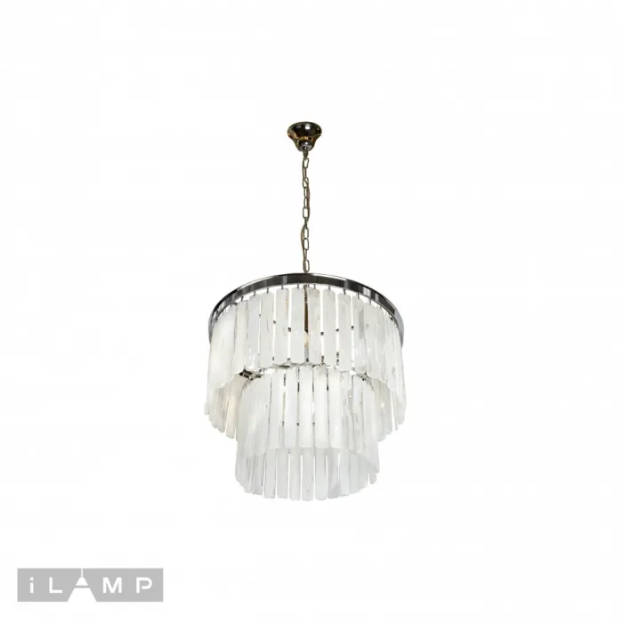 Подвесная люстра iLamp Ice 10529-5+1P Хром от ImperiumLoft