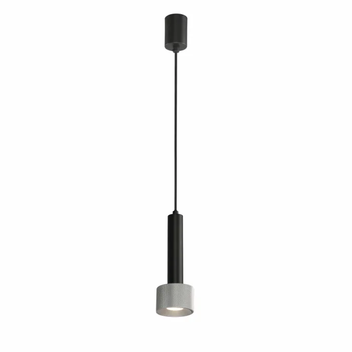 Светильник подвесной iLEDEX Delta 2362-1 BK+SL от ImperiumLoft