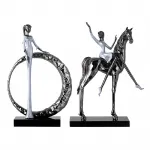 Статуэтка настольная iLedex PRETTY WOMAN 7482 BLACK & WHITE