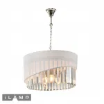 Подвесная люстра iLamp CASA P9508-4 NICKEL