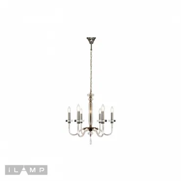 Подвесная люстра iLamp Vibe P9474-6 Nickel от ImperiumLoft