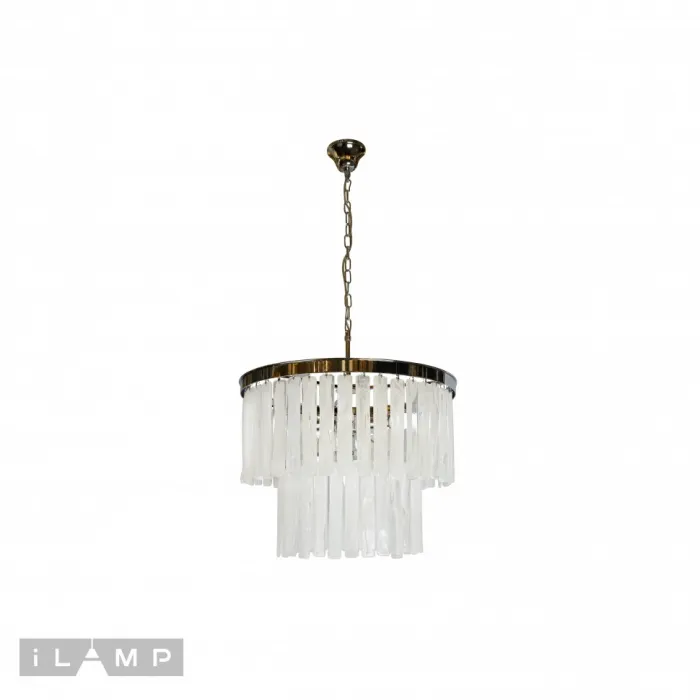 Подвесная люстра iLamp Ice 10529-5+1P Хром от ImperiumLoft