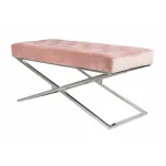 Банкетка ArtHomeDecor Cross ID-78 CR Pink