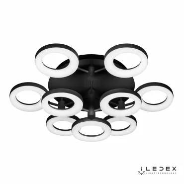 Потолочная люстра iLedex Jomo FS-014-X9 108W Чёрный Потолочная люстра iLedex Jomo FS-014-X9 108W Чёрный
