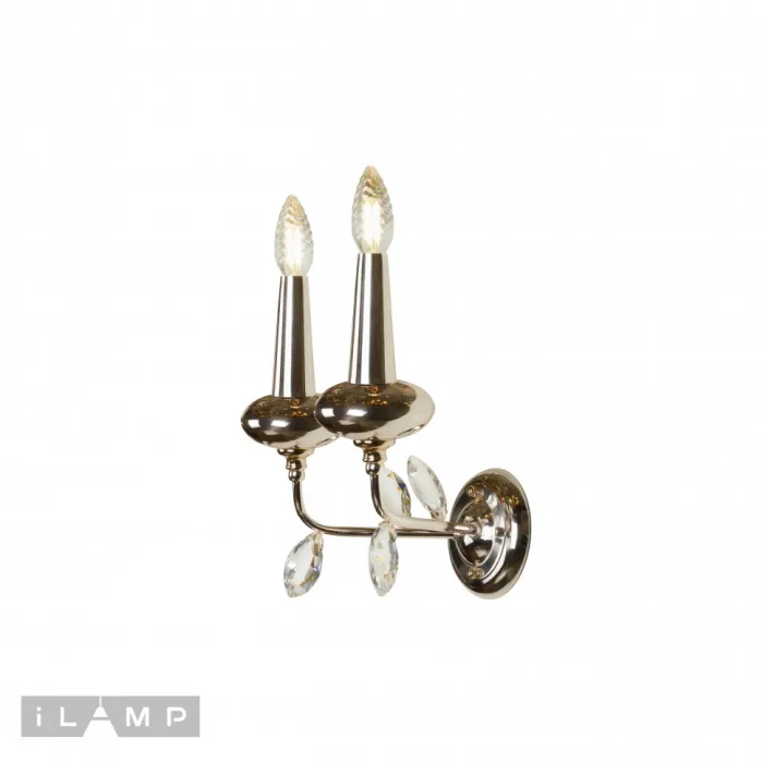Настенный светильник iLamp Dames B1020-2 Золотой от ImperiumLoft