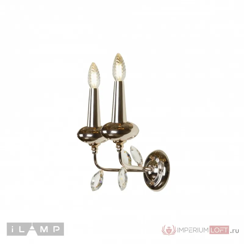 Настенный светильник iLamp Dames B1020-2 Золотой от ImperiumLoft