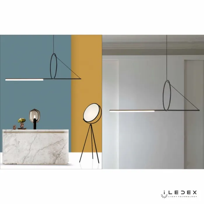 Подвесной светильник iLedex ZOOM 8075P/S-18W-3000K MATT BLACK&WHITE от ImperiumLoft