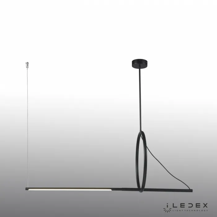 Подвесной светильник iLedex ZOOM 8075P/S-18W-3000K MATT BLACK&WHITE от ImperiumLoft