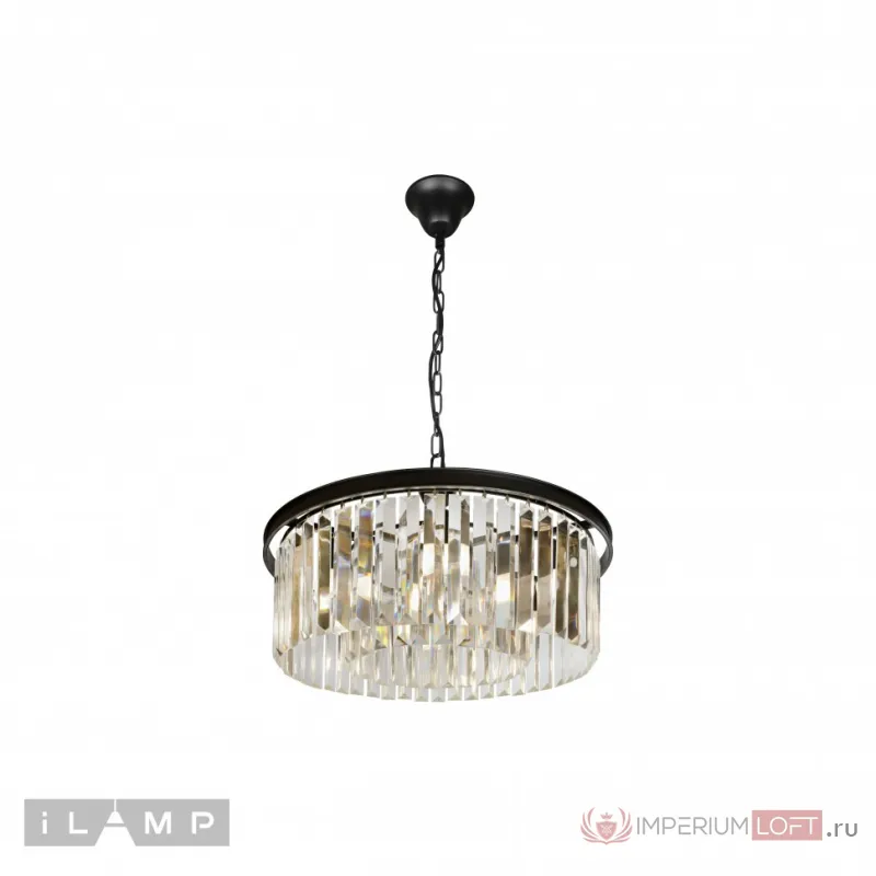 Подвесная люстра iLamp Triumph 6102-600 Черная от ImperiumLoft