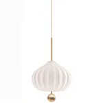 Подвесной светильник iLamp PEAR 10808P/1 WHITE&GOLD