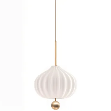 Подвесной светильник iLamp PEAR 10808P/1 WHITE&GOLD Подвесной светильник iLamp PEAR 10808P/1 WHITE&GOLD