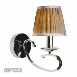 Настенный светильник iLamp Holiday RM6116/1W Хром от ImperiumLoft