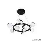 Подвесная люстра iLedex Totes FS-016-D9 63W Чёрный от ImperiumLoft