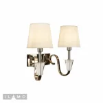 Настенный светильник iLamp Alesti W2424-2 Nickel от ImperiumLoft