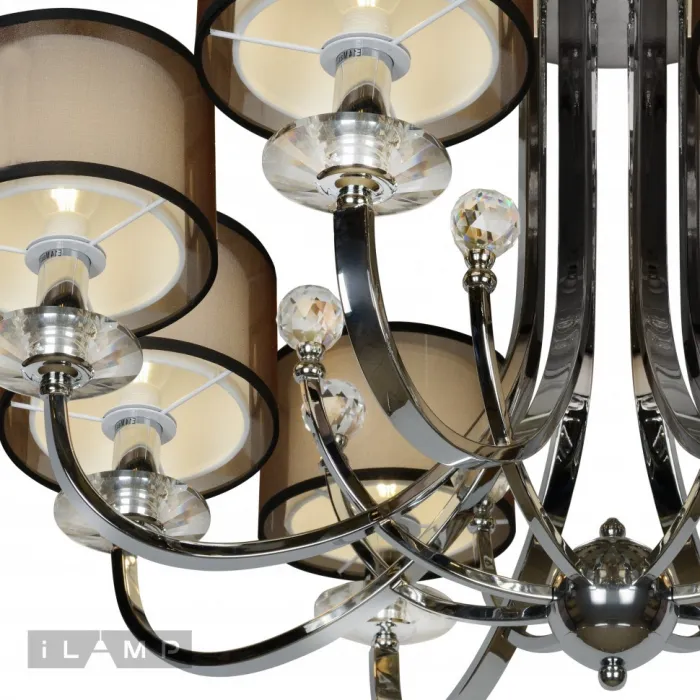 Потолочная люстра iLamp America 88049/8 Хром от ImperiumLoft