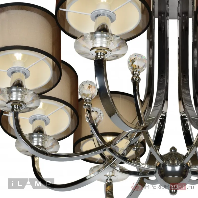Потолочная люстра iLamp America 88049/8 Хром от ImperiumLoft