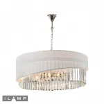 Подвесная люстра iLamp CASA P9508-6 NICKEL