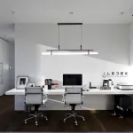 Подвесной светильник iLedex ZOOM 9498P-32W-3000K BLACK&BROWN&WHITE