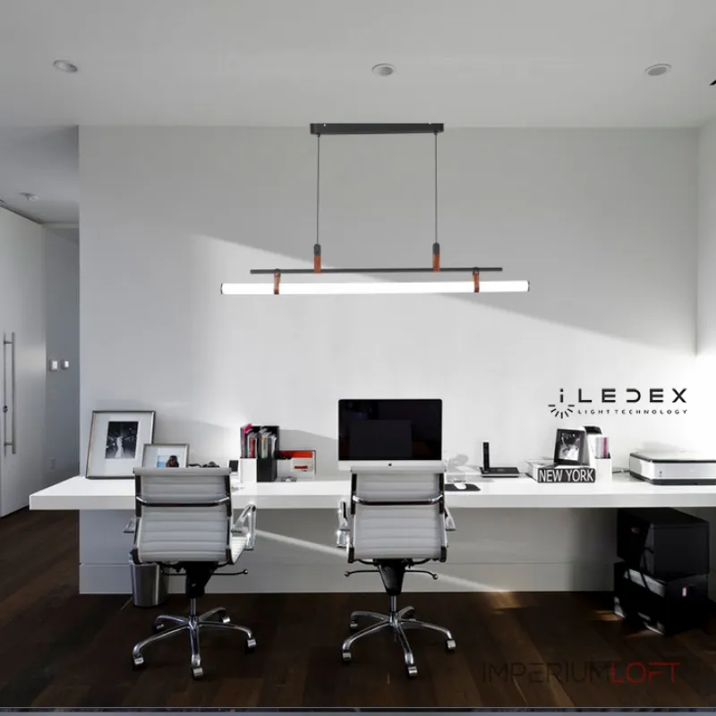 Подвесной светильник iLedex ZOOM 9498P-32W-3000K BLACK&BROWN&WHITE Подвесной светильник iLedex ZOOM 9498P-32W-3000K BLACK&BROWN&WHITE