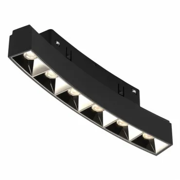 Светильник трековый магнитный радиусный iLEDEX TECHNICAL VISION 4822-035-L177-D1000-6W-110DG-3000K-BK