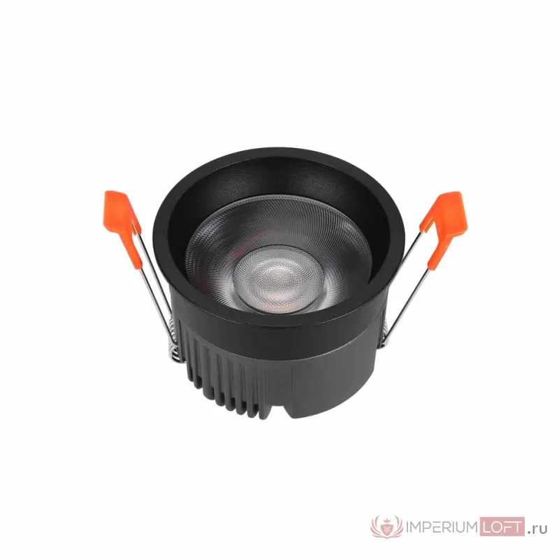 Светильник встраиваемый iLEDEX Mars 112-12W-D80-3000K-24DG-BK от ImperiumLoft