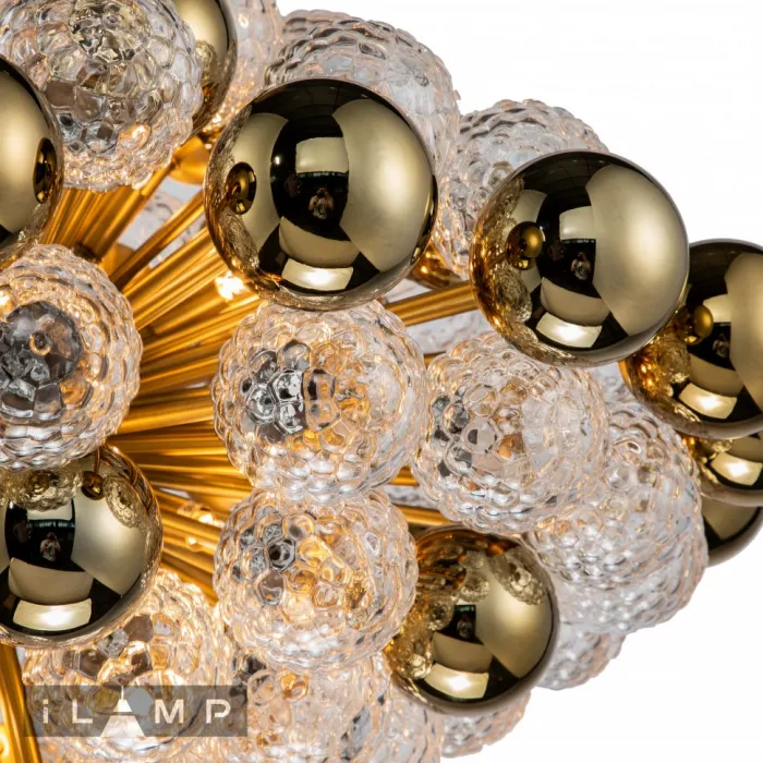 Подвесная люстра iLamp Rockfeller 100D-18 Matt Bronze от ImperiumLoft