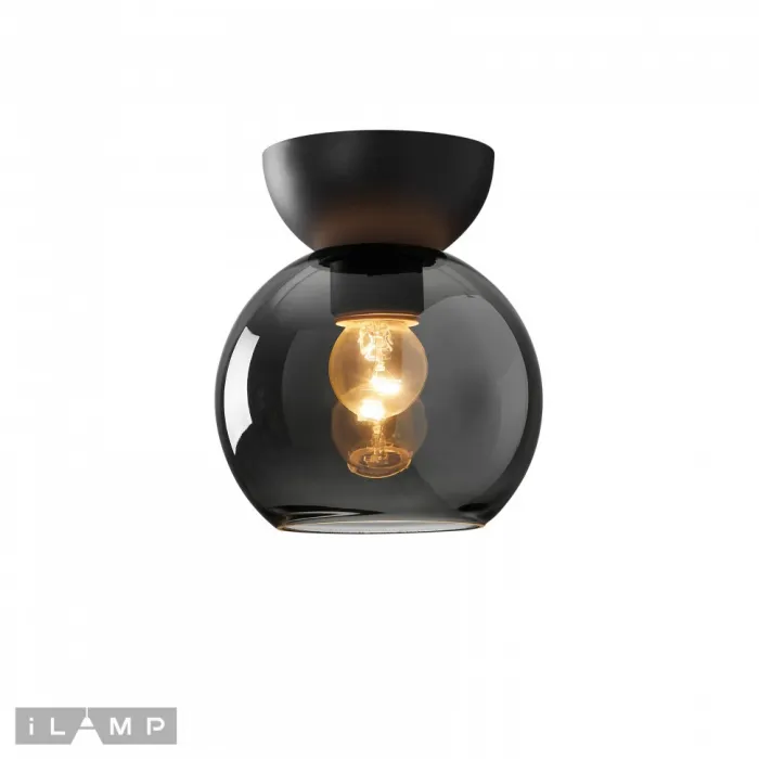 Светильник потолочный iLamp Mono C6079-1 BK+SM от ImperiumLoft