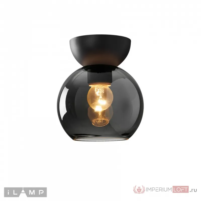 Светильник потолочный iLamp Mono C6079-1 BK+SM от ImperiumLoft