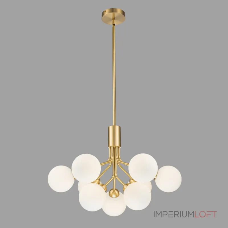 Люстра на штанге Belfast Bryson L-8130-6+3 BR GL Люстра на штанге Belfast Bryson L-8130-6+3 BR GL