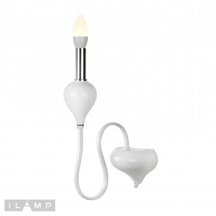 Настенный светильник iLamp Lady B88003-1 Белый от ImperiumLoft