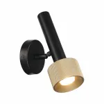 Светильник настенный iLEDEX Delta 2360-1 BK+BR от ImperiumLoft