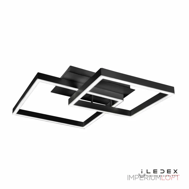 Потолочный светильник iLedex Grace 8139-500+400-X-T 3000-6000K Черный