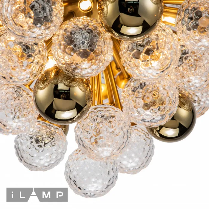 Подвесная люстра iLamp Rockfeller 100D-18 Matt Bronze от ImperiumLoft