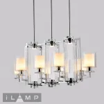 Подвесная люстра iLamp King RM6201-8P CR+CL