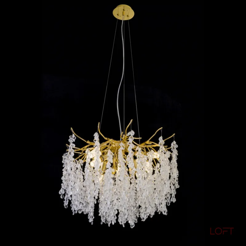 Подвесная люстра iLAMP Savage 7007-D600 GD Подвесная люстра iLAMP Savage 7007-D600 GD