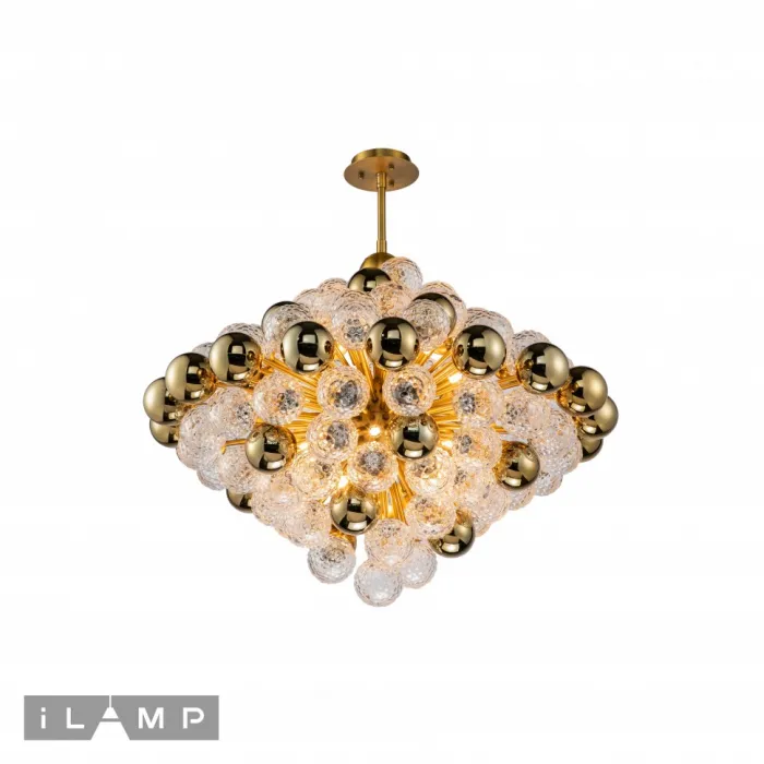 Подвесная люстра iLamp Rockfeller 100D-18 Matt Bronze от ImperiumLoft