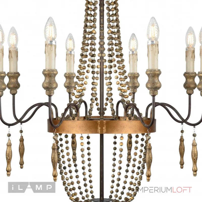 Подвесная люстра iLamp Perla Loft 6222-8
