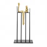 Статуэтка настольная iLedex DISCUSSION 4808 BRASS & BLACK