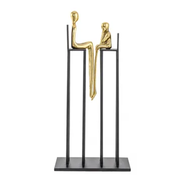 Статуэтка настольная iLedex DISCUSSION 4808 BRASS & BLACK