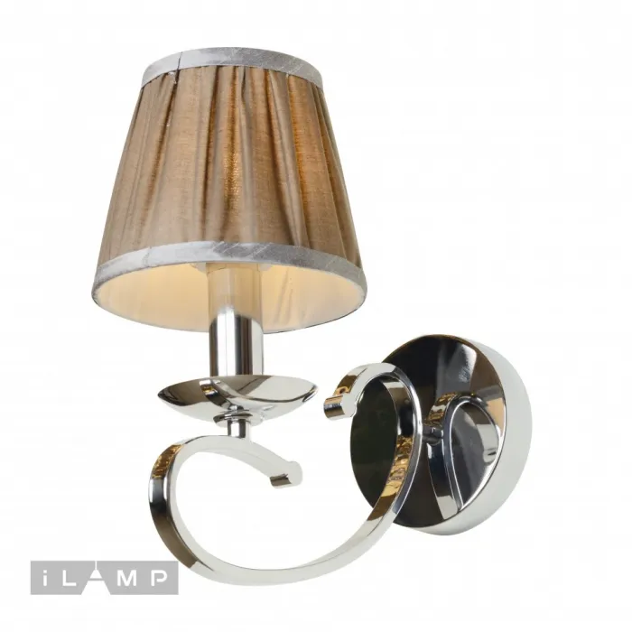 Настенный светильник iLamp Holiday RM6116/1W Хром от ImperiumLoft