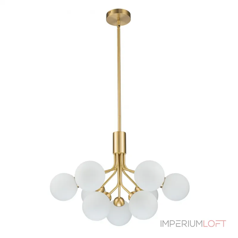 Люстра на штанге Belfast Bryson L-8130-6+3 BR GL Люстра на штанге Belfast Bryson L-8130-6+3 BR GL