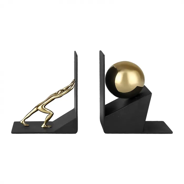 Держатель для книг iLedex GLOBAL WORK 7298 GOLD & BLACK от ImperiumLoft