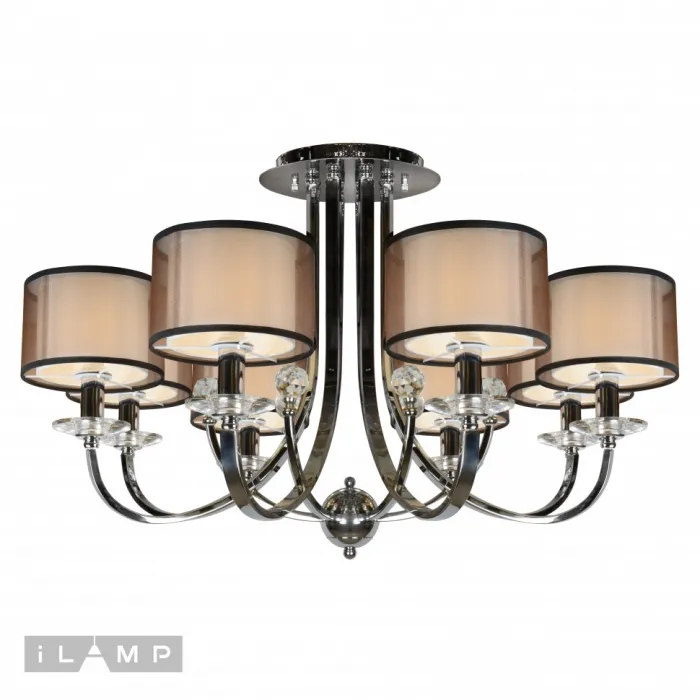 Потолочная люстра iLamp America 88049/8 Хром от ImperiumLoft