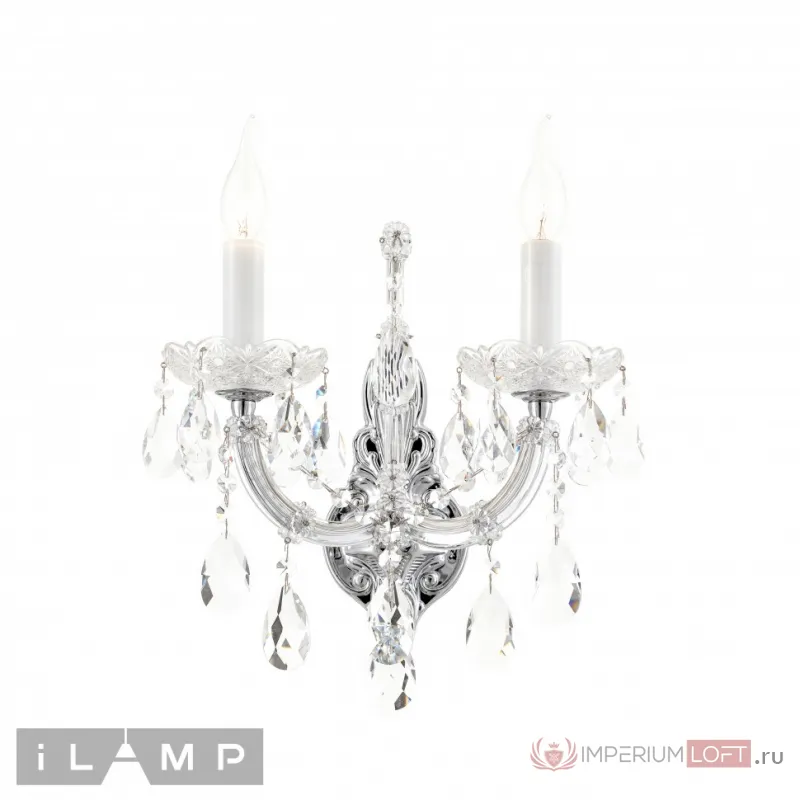 Светильник настенный iLamp Diamond W6071-2 CR+CL от ImperiumLoft